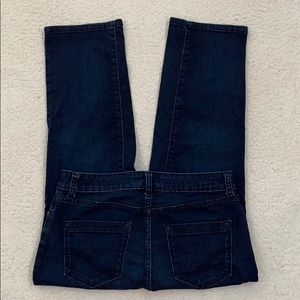 Croft & Barrow Dark Denim Stretch Cropped Jeans